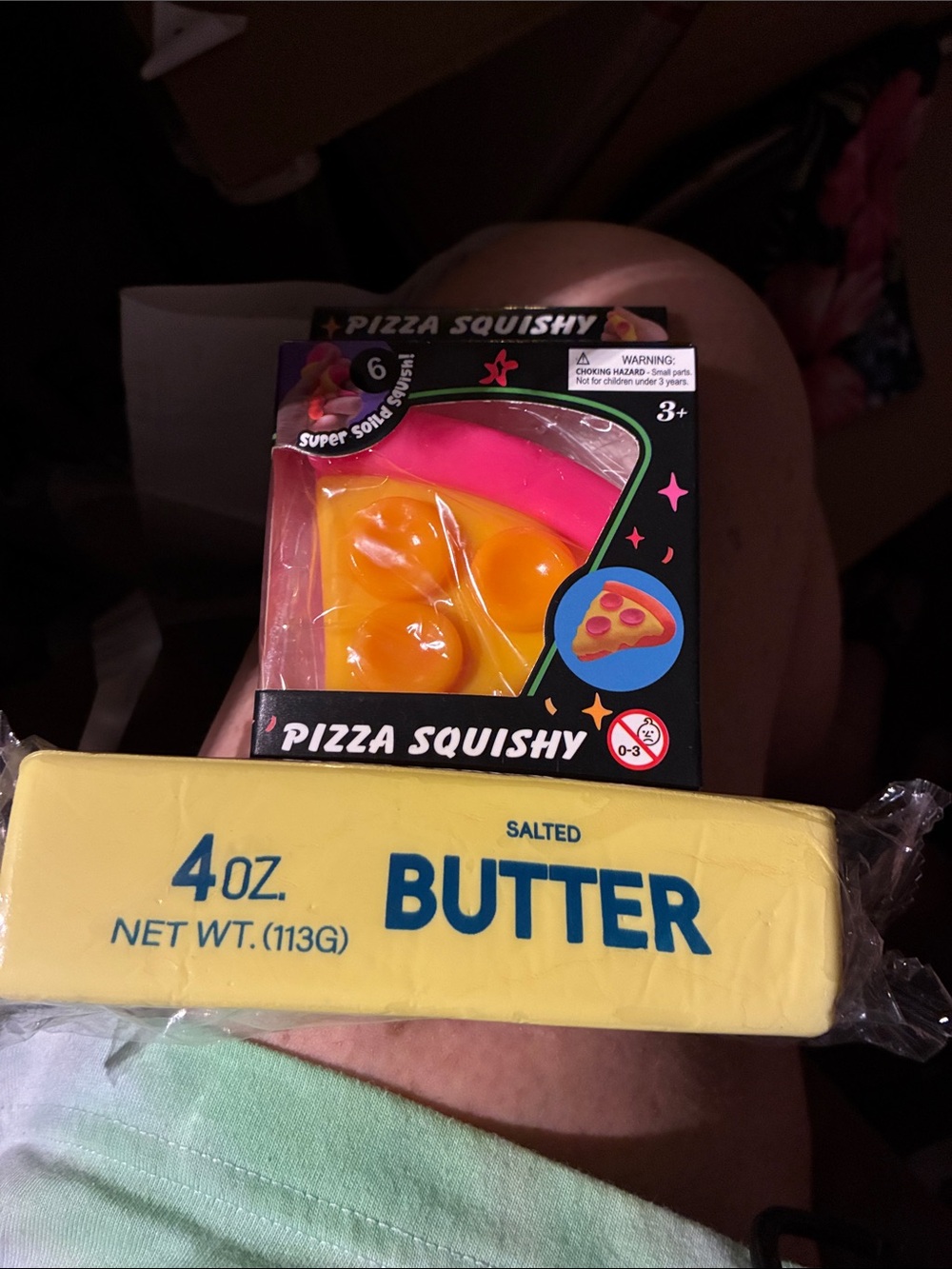 Pizza Squishy and butter Toys